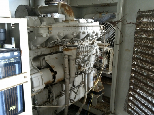 เครื่องปั่นไฟ 250 kva เครื่องstand by 49 ชม.เก่าญี่ปุ่น