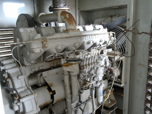 เครื่องปั่นไฟ 250 kva เครื่องstand by 49 ชม.เก่าญี่ปุ่น