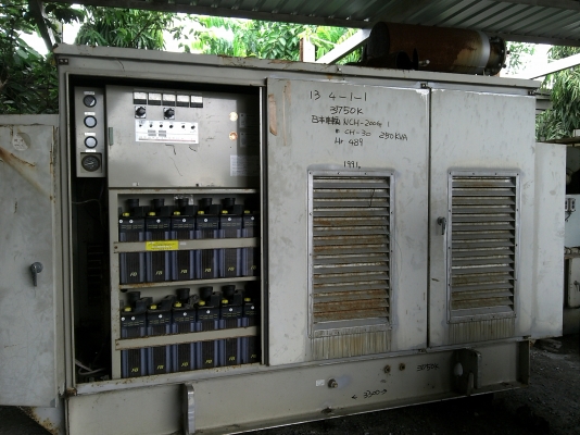 เครื่องปั่นไฟ 250 kva เครื่องstand by 49 ชม.เก่าญี่ปุ่น