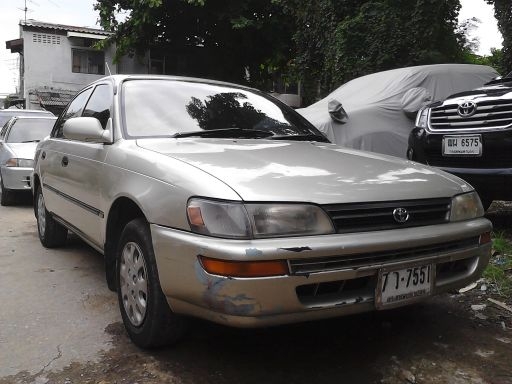 92 Toyota EE100 1.3 5เกียร์ พวงมาลัยเพาว์เวอร์ ไม่มีชนหนัก แอร์เย็นเพลงดัง ไม่TAXI