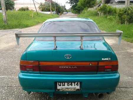ขายรถยนต์ ปี92 โตโยต้า โคโรล่า รุ่นสามห่วง AE101 เครื่อง1600CC.หัวฉีด(ติดแก๊ส) เกียร์ออโต้ พวงมาลัยเพาเวอร์ กระจกไฟฟ้า แอร์เย็น ล้อแม็ก รถขับดี ช่วงล่างดี (ไม่ใช่แท็กซี)
