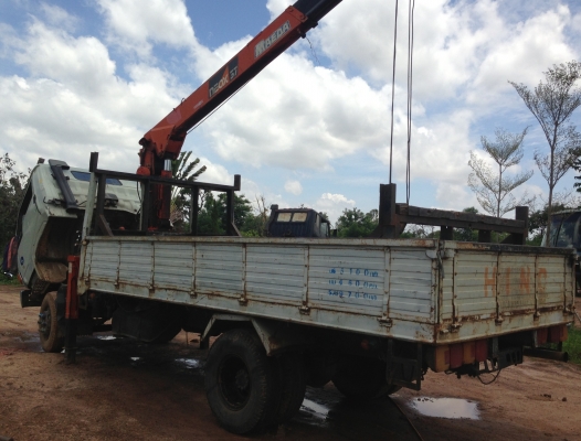 HINO FC 120 HP WO4D ซุปเปอร์เสี่ย รถบรรทุก 6 ล้อติดเครน MAEDA Neox-37 เครน 3 ตัน 3 ปลอกยืด กระบะเหล็กคาร์โก้ความยาว 5 เมตรสภาพสวย เครื่องแห้งแรงดีไม่มีเยิ้ม ภายในเก๋งคอนโซลสวยครบ พวงมาลัยเพาเวอร์ ช่วงล่างคัขซีสวยมากไม่มีแตกไม่มีดาม ยาง 8.25 ขอบ 16 สภาพดี HINO FC 120 HP WO4D ซุปเปอร์เสี่ย รถบรรทุก 6 ล้อติดเครน MAEDA Neox-37 เครน 3 ตัน 3 ปลอกยืด กระบะเหล็กคาร์โก้ความยาว 5 เมตรสภาพสวย เครื่องแห้งแรงดีไม่มีเยิ้ม ภายในเก๋งคอนโซลสวยครบ พวงมาลัยเพาเวอร์ ช่วงล่างคัขซีสวยมากไม่มีแตกไม่มีดาม ยาง 8.25 ขอบ 16 สภาพดี