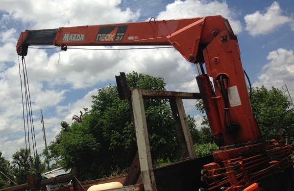 HINO FC 120 HP WO4D ซุปเปอร์เสี่ย รถบรรทุก 6 ล้อติดเครน MAEDA Neox-37 เครน 3 ตัน 3 ปลอกยืด กระบะเหล็กคาร์โก้ความยาว 5 เมตรสภาพสวย เครื่องแห้งแรงดีไม่มีเยิ้ม ภายในเก๋งคอนโซลสวยครบ พวงมาลัยเพาเวอร์ ช่วงล่างคัขซีสวยมากไม่มีแตกไม่มีดาม ยาง 8.25 ขอบ 16 สภาพดี HINO FC 120 HP WO4D ซุปเปอร์เสี่ย รถบรรทุก 6 ล้อติดเครน MAEDA Neox-37 เครน 3 ตัน 3 ปลอกยืด กระบะเหล็กคาร์โก้ความยาว 5 เมตรสภาพสวย เครื่องแห้งแรงดีไม่มีเยิ้ม ภายในเก๋งคอนโซลสวยครบ พวงมาลัยเพาเวอร์ ช่วงล่างคัขซีสวยมากไม่มีแตกไม่มีดาม ยาง 8.25 ขอบ 16 สภาพดี