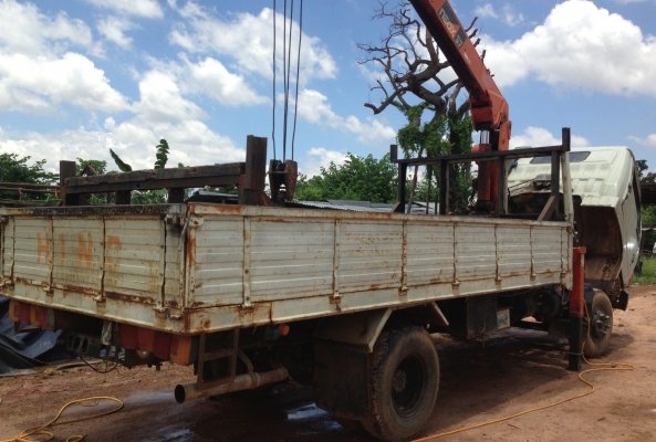 HINO FC 120 HP WO4D ซุปเปอร์เสี่ย รถบรรทุก 6 ล้อติดเครน MAEDA Neox-37 เครน 3 ตัน 3 ปลอกยืด กระบะเหล็กคาร์โก้ความยาว 5 เมตรสภาพสวย เครื่องแห้งแรงดีไม่มีเยิ้ม ภายในเก๋งคอนโซลสวยครบ พวงมาลัยเพาเวอร์ ช่วงล่างคัขซีสวยมากไม่มีแตกไม่มีดาม ยาง 8.25 ขอบ 16 สภาพดี HINO FC 120 HP WO4D ซุปเปอร์เสี่ย รถบรรทุก 6 ล้อติดเครน MAEDA Neox-37 เครน 3 ตัน 3 ปลอกยืด กระบะเหล็กคาร์โก้ความยาว 5 เมตรสภาพสวย เครื่องแห้งแรงดีไม่มีเยิ้ม ภายในเก๋งคอนโซลสวยครบ พวงมาลัยเพาเวอร์ ช่วงล่างคัขซีสวยมากไม่มีแตกไม่มีดาม ยาง 8.25 ขอบ 16 สภาพดี