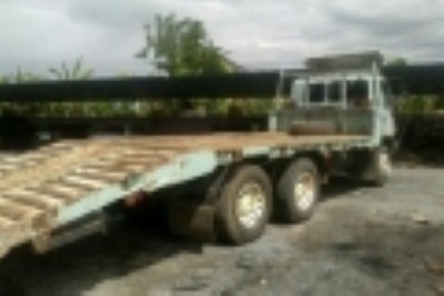 Isuzu สิบล้อ Rocky 2 เพลา FVZ ปี 33 พื้นเรียบท้ายลาด เบรกจิ๊ฟฟี่ เพาเวอร์ เครื่อง 175 ช่วงล่างใหญ่ คานพื้นเรียบ เหล็กไอบีม 820,000