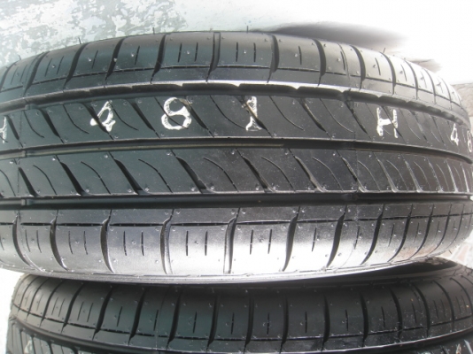 ขายกะทะล้อ Mitsubishi mirage ขอบ14 4รู100 + ฝาครอบ+ ยางปี 12 (081-3747940)