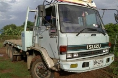 Isuzu สิบล้อ Rocky 2 เพลา FVZ ปี 33 พื้นเรียบท้ายลาด เบรกจิ๊ฟฟี่ เพาเวอร์ เครื่อง 175 ช่วงล่างใหญ่ คานพื้นเรียบ เหล็กไอบีม 820,000