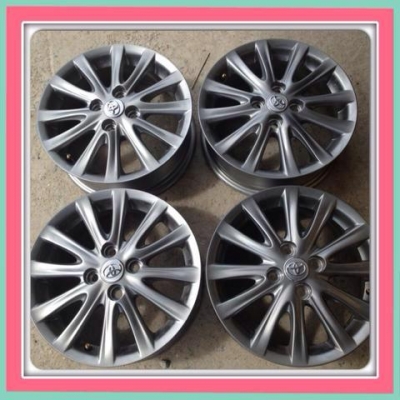 ขายแม็กเดิม NEW VIOS 12 ก้านสีรมดำ ขอบ 15 4/100 ราคา 8,300บาทถูก