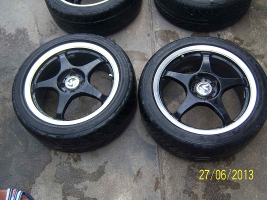 ขายแม็กพร้อมยาง Lenso ขอบ 16 สวยๆ 1 คู่