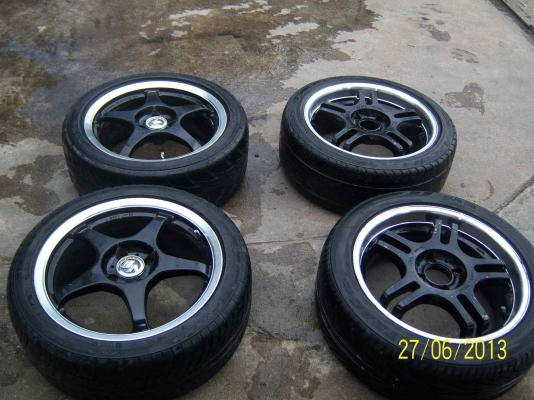 ขายแม็กพร้อมยาง Lenso ขอบ 16 สวยๆ 1 คู่