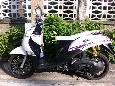 yamaha fino ปี 55 เครื่องเดิมๆ สภาพสวย