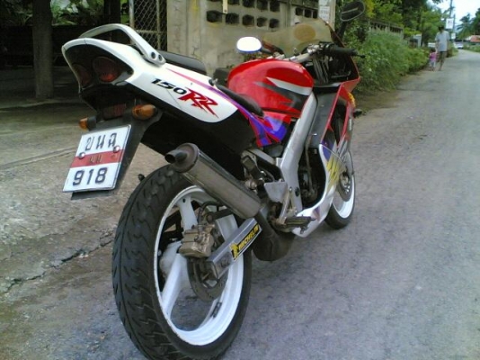 ขาย NSR150rrw ทะเบียนพร้อมชุดโอนเครื่องเดิมยังแน่นๆสมบูรณ์มากระบบไฟออกหมดRC วาร์ทำงานปกติขาย 16500 บาท