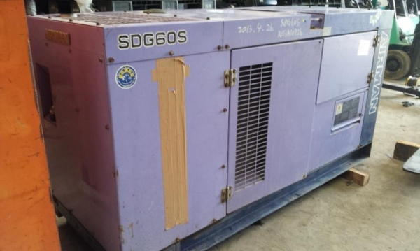 SDG60S # 1473A10926 : เครื่องปั่นไฟ airman 60kva. by กุ้ง:TOS:081-3062283