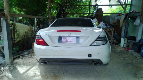 (ขายรถเบนซ์..)เสียดายรถหรู..SLK200 รถกระบะเมาหลับใน ชน......