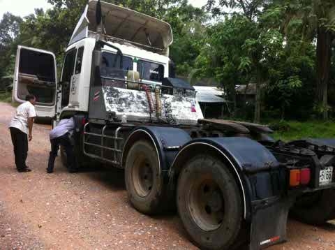 (หัว+หาง)10ล้อหัวลากโปรเฟียHINO 335แรง+หางพืันเรียบ3เพลาของPV