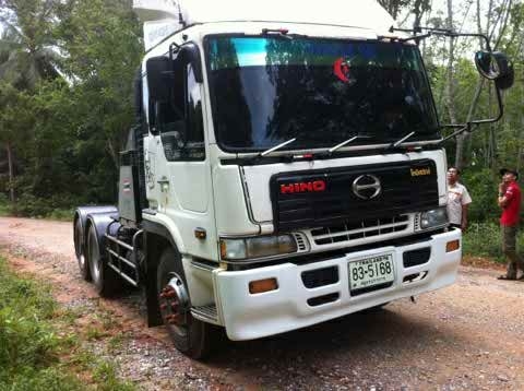 (หัว+หาง)10ล้อหัวลากโปรเฟียHINO 335แรง+หางพืันเรียบ3เพลาของPV