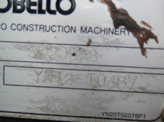 KOBELCO 200 MACK8 YN12 ใช้งาน7000ช.มเศษ รถทำงานอยู่