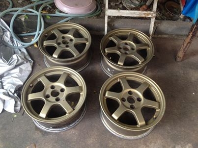 ขายล้อTE37 ขอบ15 งานJRD เหมือนแท้ ถูกๆ