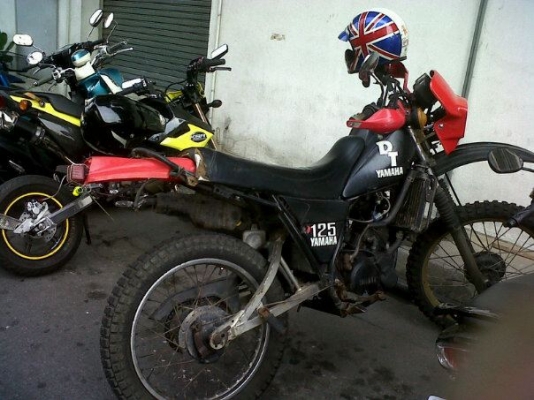 ขาย ยามาฮ่า DT 125 LC  หม้อน้ำ ตัวนอกถังอูฐ พร้อมโอน ถูกๆ