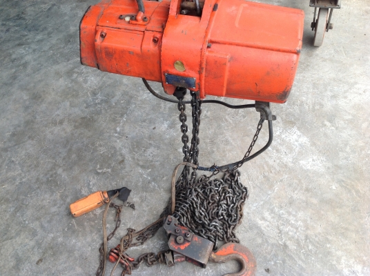 ขายรอกโซ่ไฟฟ้าเก่าญี่ปุ่น ขนาด 2 ตัน ตราช้างสภาพดียังไม่เคยใช้งานในไทย ขายรอกโซ่ไฟฟ้าเก่าญี่ปุ่น ขนาด 2 ตัน ตราช้างสภาพดียังไม่เคยใช้งานในไทย