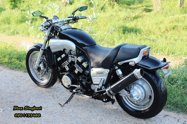 แม็กสิงห์บุรี//YAMAHA V-MAX 1200 CC ปี96 สภาพสวยมีท่อแต่งคู่ อินวอย+สรรพาสมิตร 89000 ด่วน