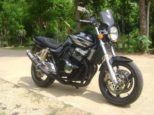 (((( ขาย Honda SupperFour400CC TEC1 ปี2000 อินวอย+สรรพสามิต+30\% (สีดำ) เน้นเดิมๆ...