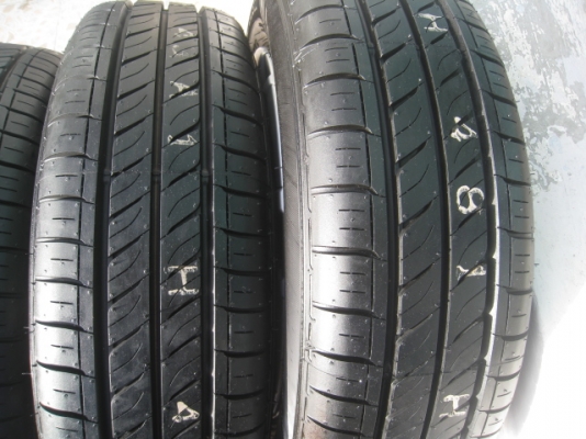 ขายกะทะล้อ Mitsubishi mirage ขอบ14 4รู100 + ฝาครอบ+ ยางปี 12 (081-3747940)