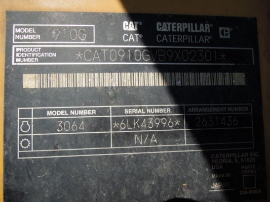 ขายรถตักล้อยาง 910G2 เก่านอกแท้ สามารถเป็นเจ้าของก่อนใคร สนใจโทร 087-3310254 เจี๊ยบค่ะ