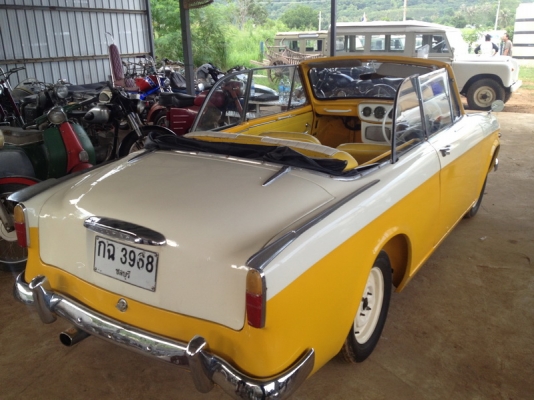 >>ขาย Hillman Minx 1959 Convertible เปิดประทุนแท้ สีใหม่100\% ช่วงล่างดี เครื่องดี ขับนิ่ม ทะเบียนแท้<<