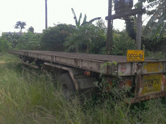 ขายหางพื้นเรียบ สามมิตร  สองเพลา  ปี  44  เอกสาร พร้อมโอน