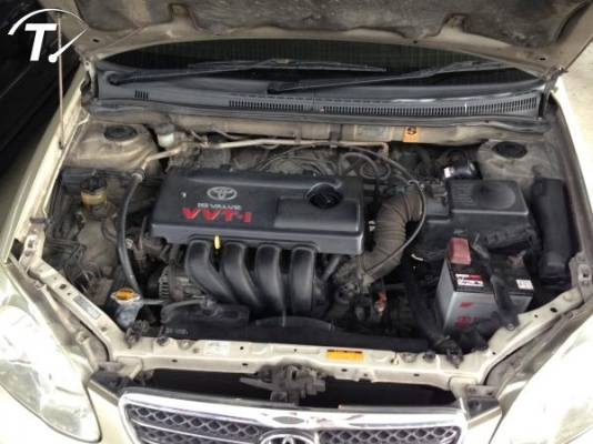 TOYOTA ALTIS 1.8 E ปี2005 สีบรอนซ์ทอง เกียร์ออโต้ รถเดิม ๆ ไม่ติดแก๊ส รถใช้น้อย ไม่มีชนไม่จมน้ำ DVD Bluetooth 2Airbag+ABS เบาะหนัง แอร์ดิจิตอล ก.พับไฟฟ้า รีโมท Max