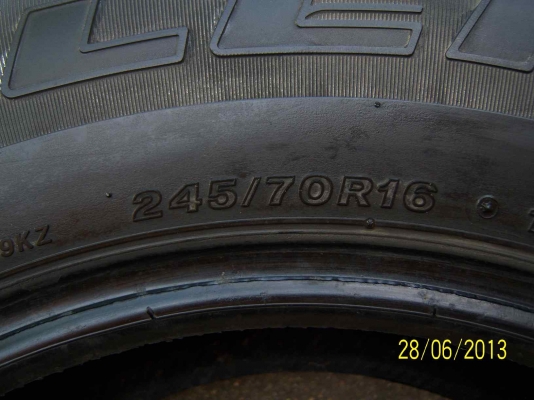 ขายยาง รถไม่นิ่มไม่บวม 245 70 r16