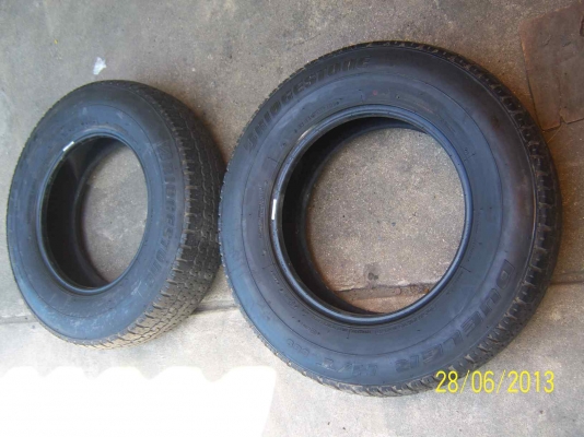 ขายยาง รถไม่นิ่มไม่บวม 205 80 r 16 ปี08