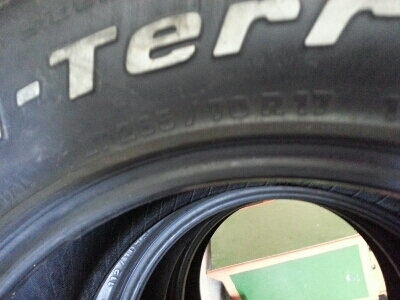 ขายยางBF  all  265/70/17  ถูกๆ