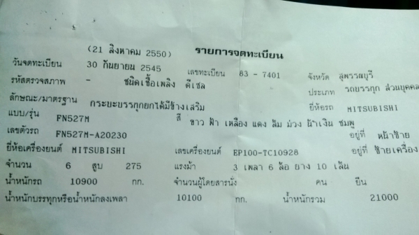 รถสิบล้อมือ 2 สภาพเยี่ยม!!