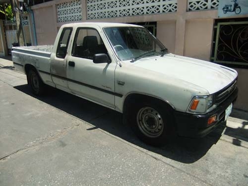 TOYOTA MITGHTY-X 2.5 CAB ปี 90 สีขาว มีพาวเวอร์