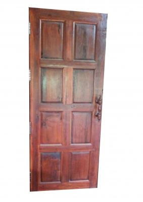 บานประตูหน้าต่างไม้สักเกรด A