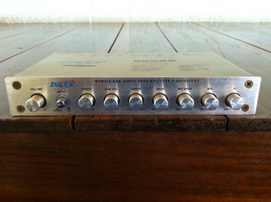 (ส่งEMS ด่วนให้คุณคเชนทร์ จ.นครนายก เรียบร้ิอยแล้ว ขอบคุณมากครับ)ขาย ปรี ZULEX EQ-168 ราคา 550 บาท ต่อรองมาขายได้ขายเลย สามพราน นครปฐม