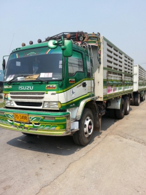 ขายรถบรรทุก ISUZU 320 hp ปี49 (แม่-ลูก)