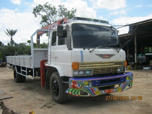ขายรถบรรทุกหกล้อติดเครนฮีโน่ FF177 เครื่อง HO7Dแน่นดี 195 แรงม้ากระบะยาว 7.20 เมตรเบรคชิฟฟี่ ขายรถบรรทุกหกล้อติดเครนฮีโน่ FF177 เครื่อง HO7Dแน่นดี 195 แรงม้ากระบะยาว 7.20 เมตรเบรคชิฟฟี่
