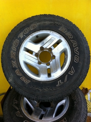 ปล่อยล้อแม๊กซ์ไทเกอร์พร้อมยาง AT ขอบ 15 &ndash; 8000 บาท