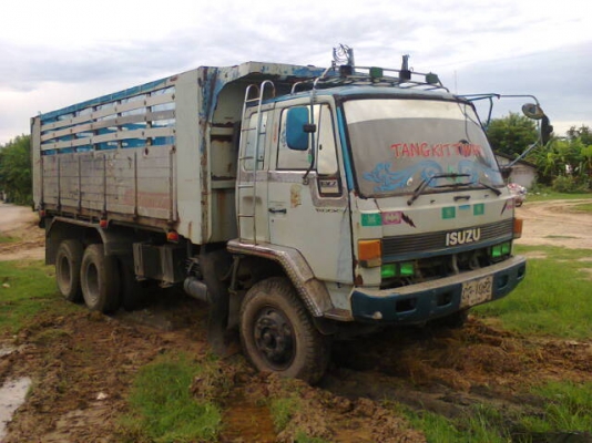 10ล้อดั้ม ISUZU ROCK 210 เกียร์ฟูลเลอร์เปลี่ยนเครื่อง195ดั้มมิเนียม