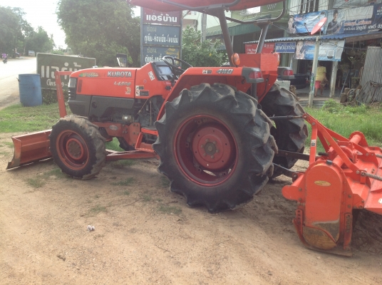 ปัญญาแทรคเตอร์มาแล้ว...จัดมาให้ครับ คูโบต้า L4508 พร้อมใบมีดตราช้าง โรตาลี่ ตราช้าง สภาพสวยแบบเดิมๆคับ