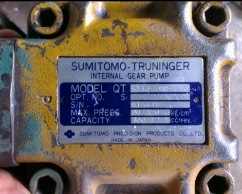 Sell> ปั้มไฮโดรลิค 2 ตอน ยี่ห้อ SUJIMOTO Japan สภาพดีครับ