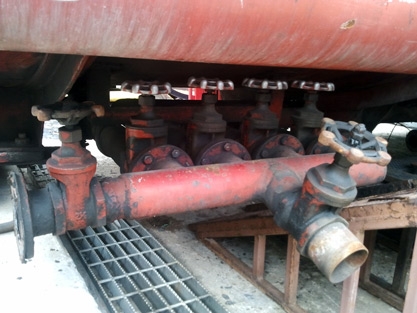 ขายแท้งน้ำมันติดรถสิบล้อเก่าขนาด 15,000 ลิตร