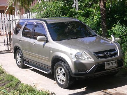 ขายรถ HONDA CRV 2.0 E i-VTEC ABS+AIRBAG ปี 2004 เกียร์ออโต้ ติดแก๊ส LPG หัวฉีด