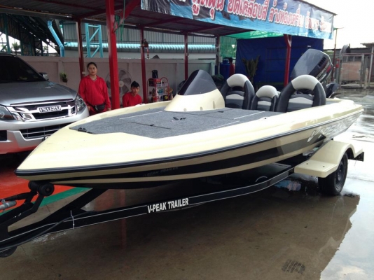 ขายเรือแบส V-peak Z5 เครื่อง 115hp