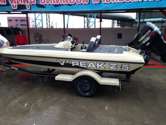 ขายเรือแบส V-peak Z5 เครื่อง 115hp