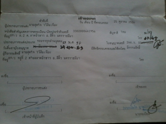 ขาย 4 ล้อ  TOYOTA BU20  (จองแล้วคุณศักดิ์ ชลบุรี )