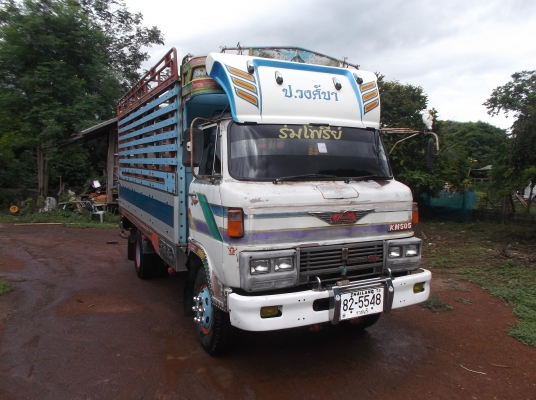 ขาย!! HINO KM310 รถล่อง กระบะมิเนียม คอกไม้มะค่า ขาย!! HINO KM310 รถล่อง กระบะมิเนียม คอกไม้มะค่า